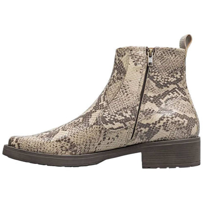 Stacy Adams Shea Plain Toe Side Zip Boot - Natural