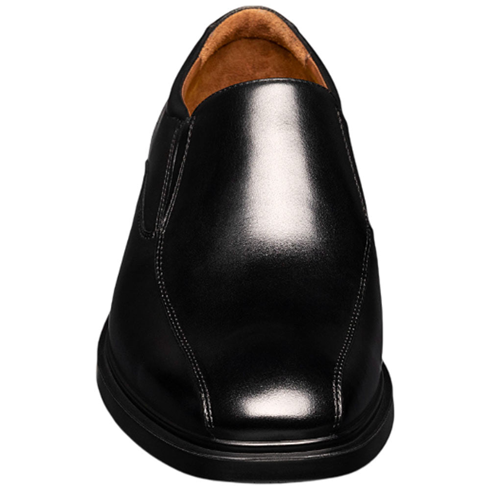 Florsheim Forecast Waterproof Bike Toe Slip-On Black Leather Loafers for Men