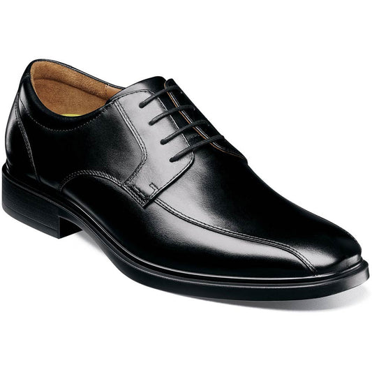 Florsheim Forecast Waterproof Bike Toe Oxford Black Men's Dress Shoes - shoeclassix.com