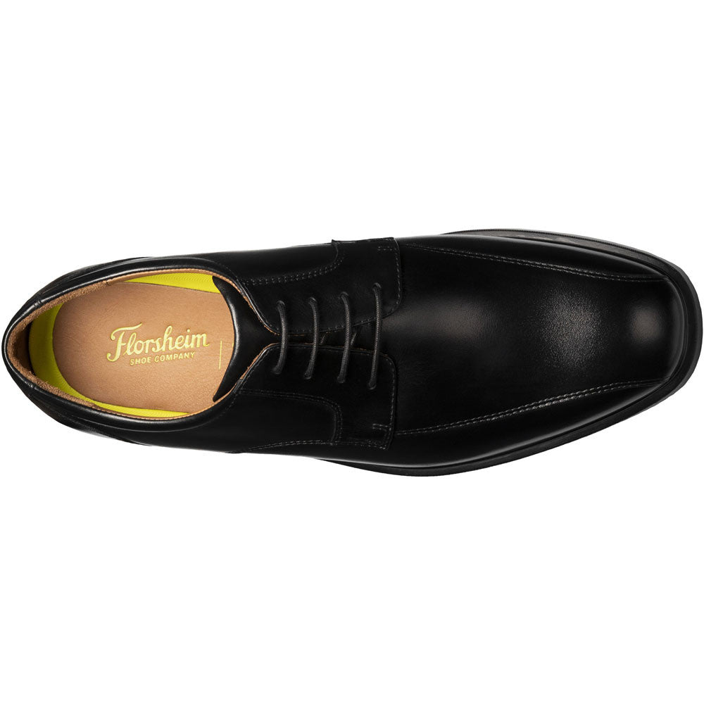Florsheim Forecast Waterproof Bike Toe Oxford Black Men's Dress Shoes - shoeclassix.com