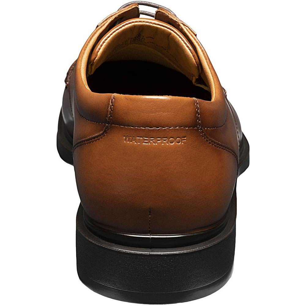 Florsheim Forecast Waterproof Bike Toe Oxford Cognac Men's Dress Shoes - shoeclassix.com