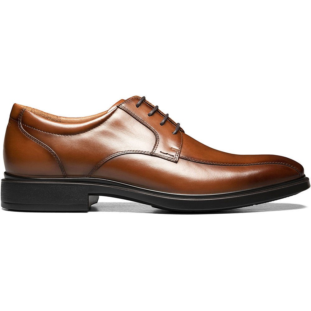 Florsheim Forecast Waterproof Bike Toe Oxford Cognac Men's Dress Shoes - shoeclassix.com