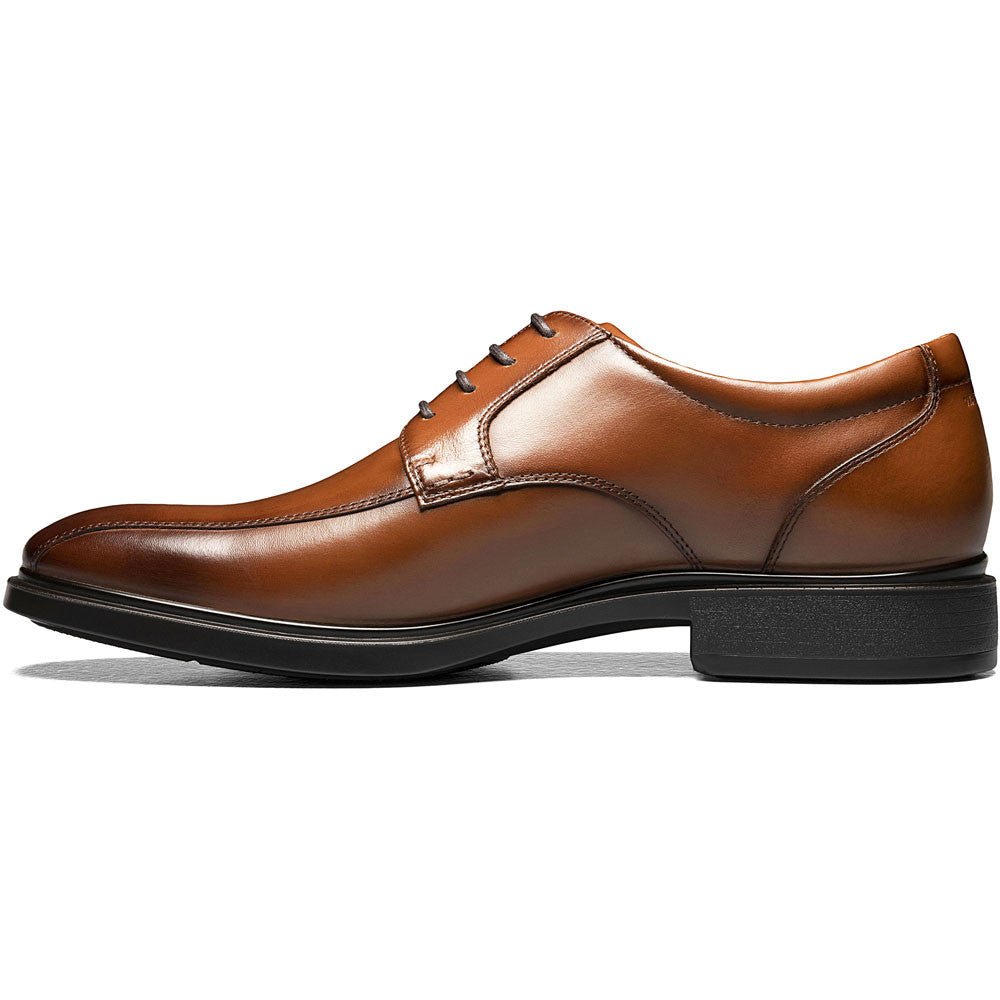 Florsheim Forecast Waterproof Bike Toe Oxford Cognac Men's Dress Shoes - shoeclassix.com