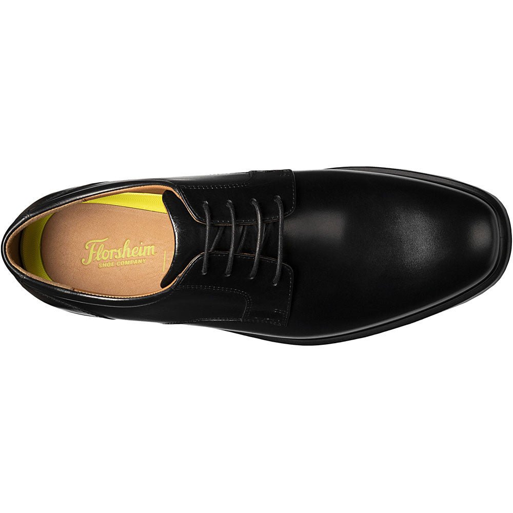 Florsheim Forecast Waterproof Plain Toe Oxford Black Men's Dress Shoes - shoeclassix.com
