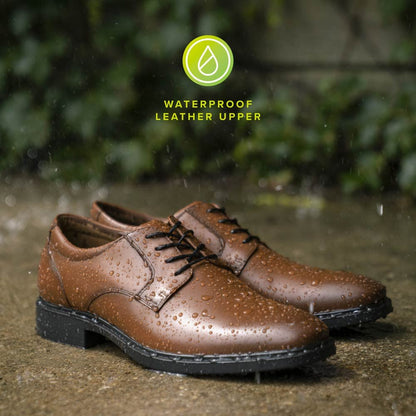 Florsheim Forecast Waterproof Plain Toe Oxford Black Men's Dress Shoes - shoeclassix.com