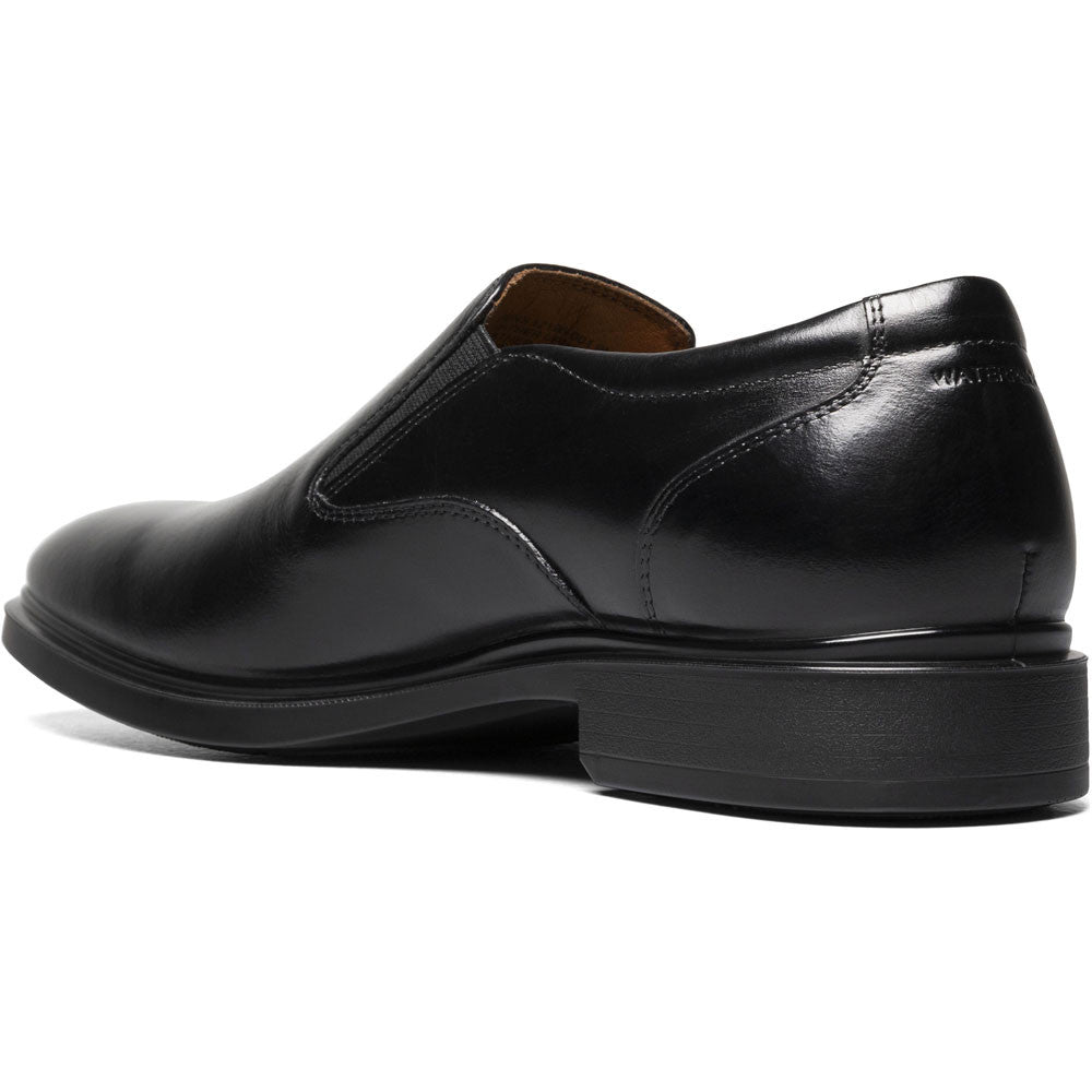 Florsheim Forecast Waterproof Plain Toe Slip - On Black Men's Dress Shoes - shoeclassix.com