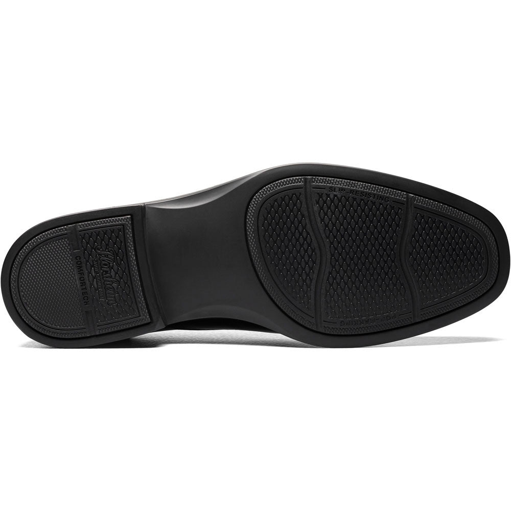 Florsheim Forecast Waterproof Plain Toe Slip - On Black Men's Dress Shoes - shoeclassix.com