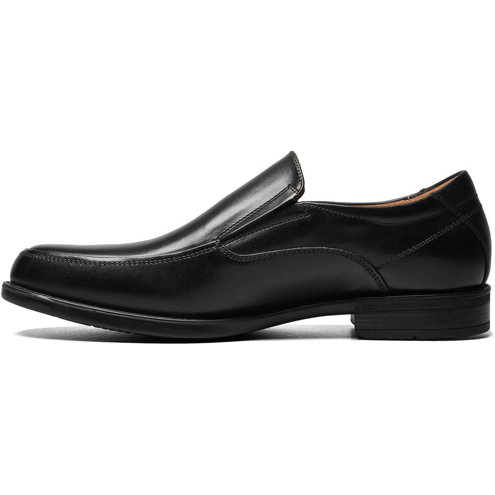 Florsheim Midtown Moc Toe Slip - On Black Men's Dress Shoes - shoeclassix.com