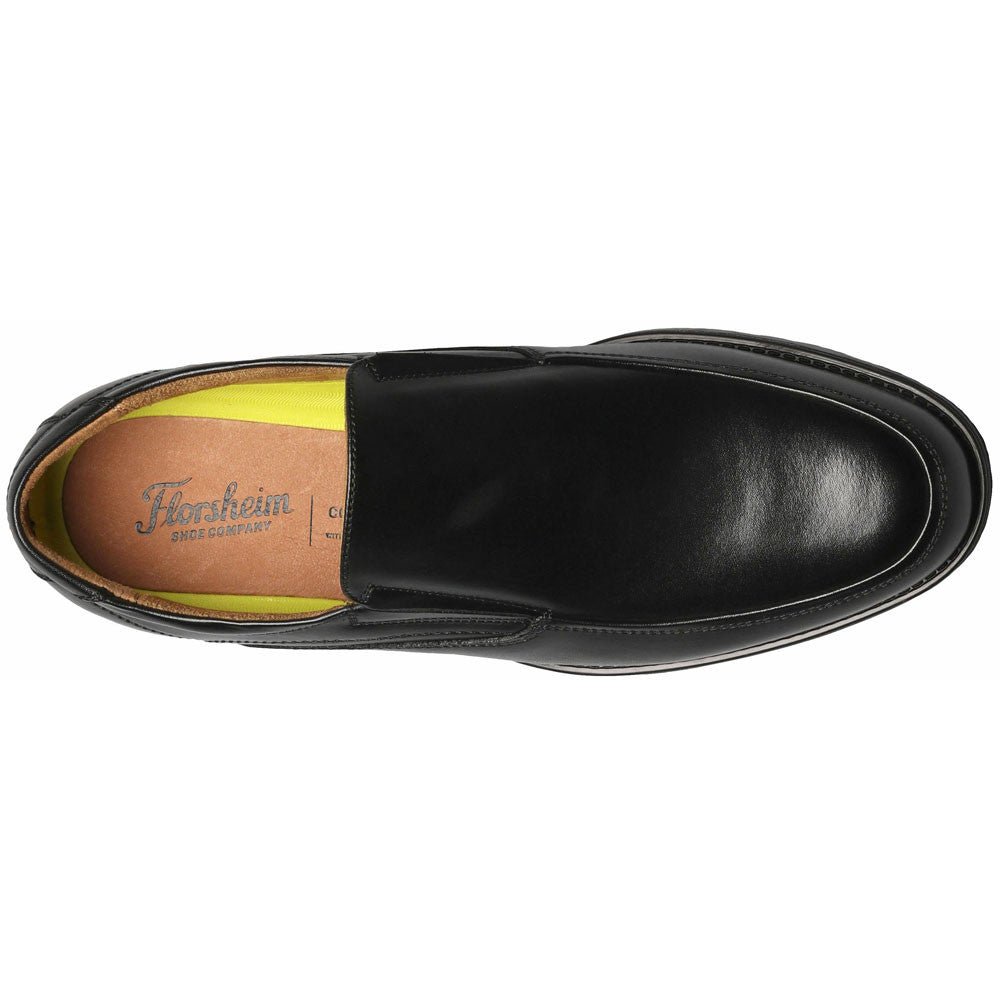 Florsheim Midtown Moc Toe Slip - On Black Men's Dress Shoes - shoeclassix.com
