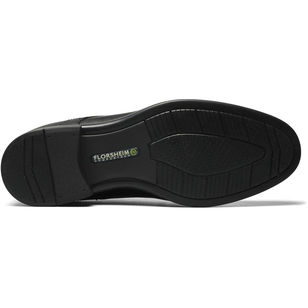Florsheim Midtown Moc Toe Slip - On Black Men's Dress Shoes - shoeclassix.com