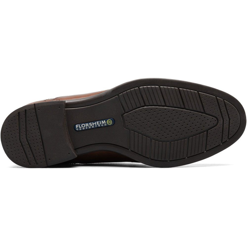 Florsheim Midtown Moc Toe Slip - On Cognac Men's Dress Shoes - shoeclassix.com