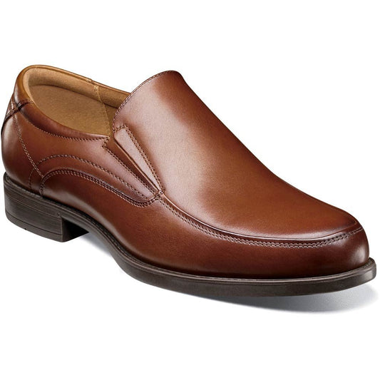 Florsheim Midtown Moc Toe Slip - On Cognac Men's Dress Shoes - shoeclassix.com