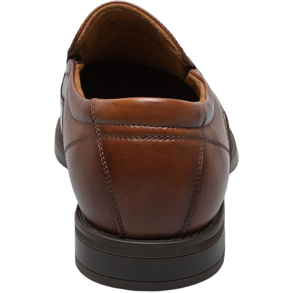 Florsheim Midtown Moc Toe Slip - On Cognac Men's Dress Shoes - shoeclassix.com