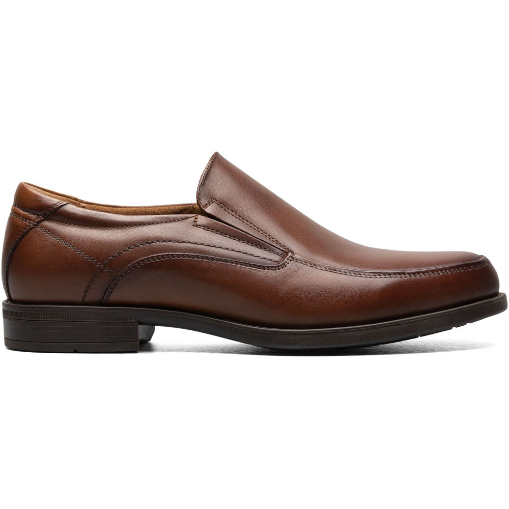 Florsheim Midtown Moc Toe Slip - On Cognac Men's Dress Shoes - shoeclassix.com