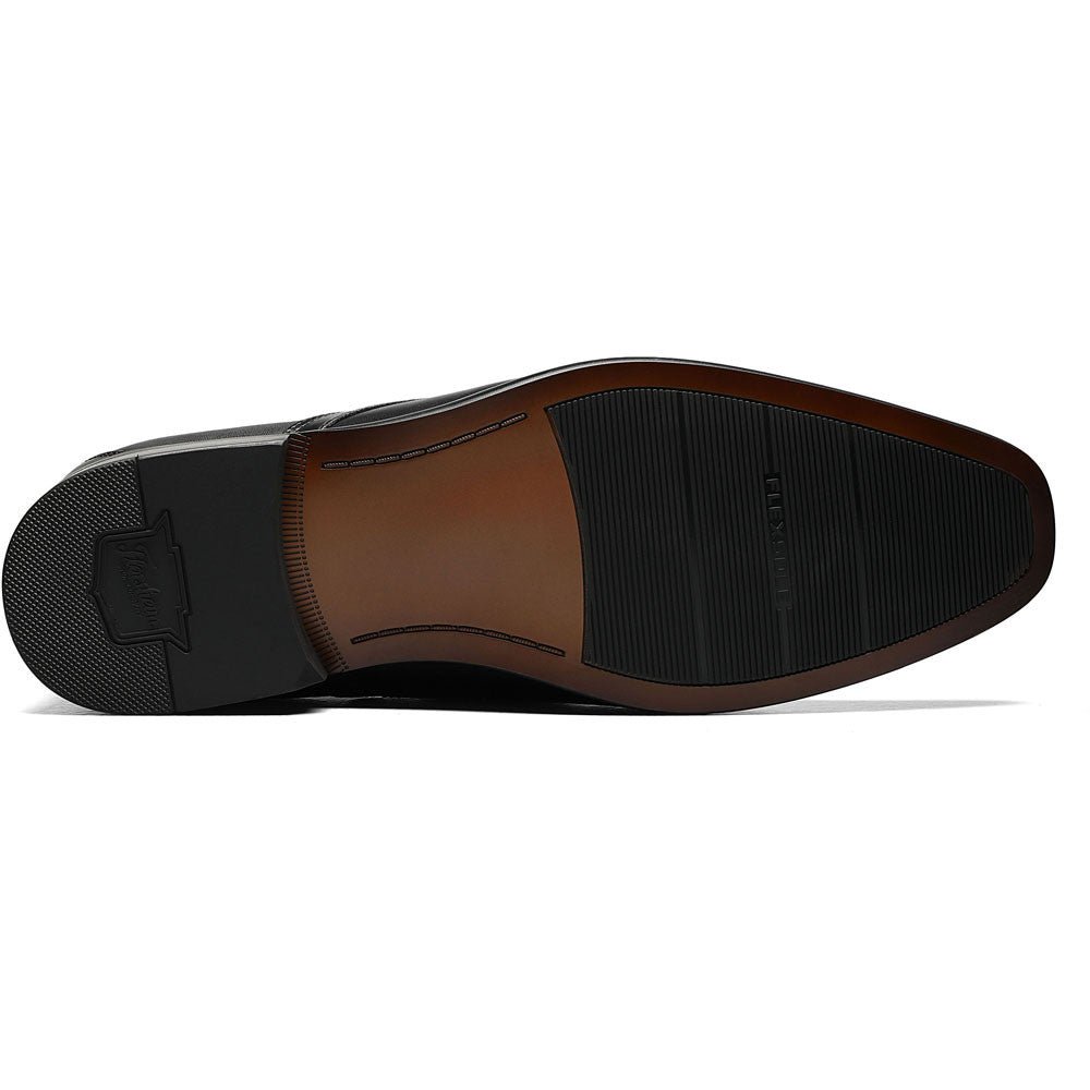 Florsheim Postino Bike Toe Slip - On Smooth Black Men's Dress Shoes - shoeclassix.com