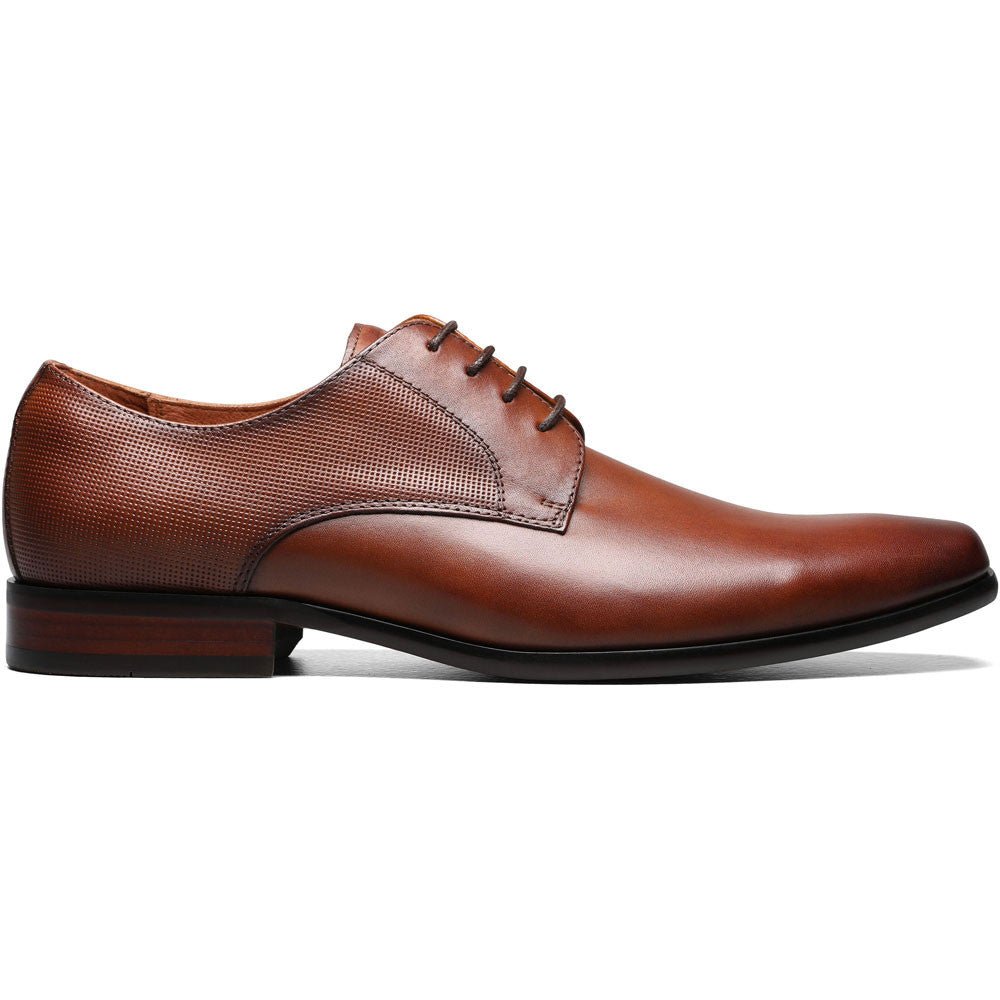 Florsheim Postino Plain Toe Oxford Cognac Shoes - shoeclassix.com