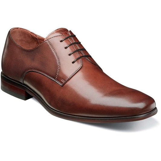 Florsheim Postino Plain Toe Oxford Cognac Shoes - shoeclassix.com