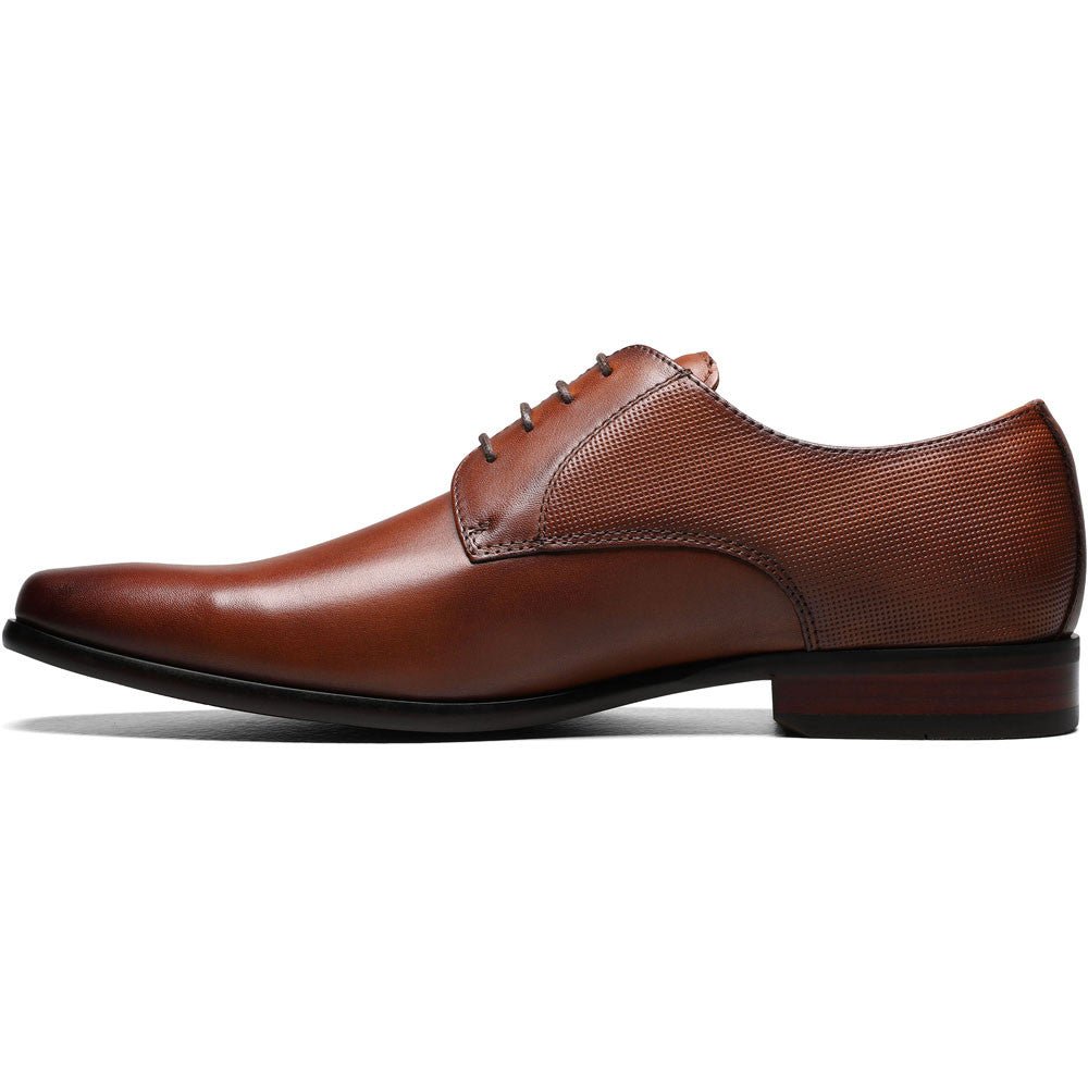 Florsheim Postino Plain Toe Oxford Cognac Shoes - shoeclassix.com