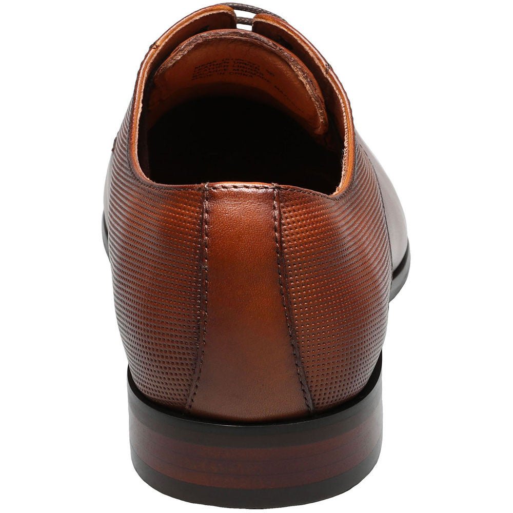 Florsheim Postino Plain Toe Oxford Cognac Shoes - shoeclassix.com