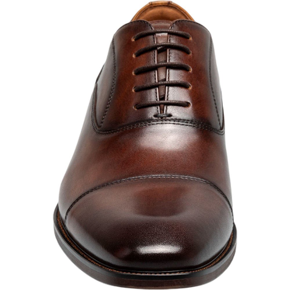 Florsheim Sorrento Lux Cap Toe Balmoral Oxford Brown Men's Shoes - shoeclassix.com