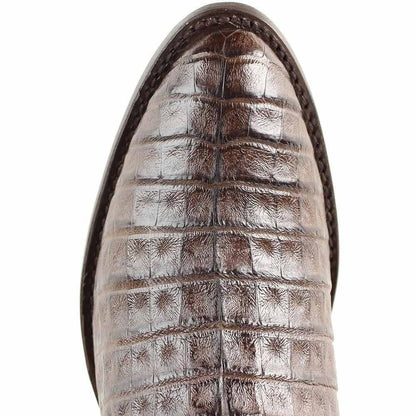 Los Altos Brown Genuine Caiman Crocodile Belly Skin - shoeclassix.com