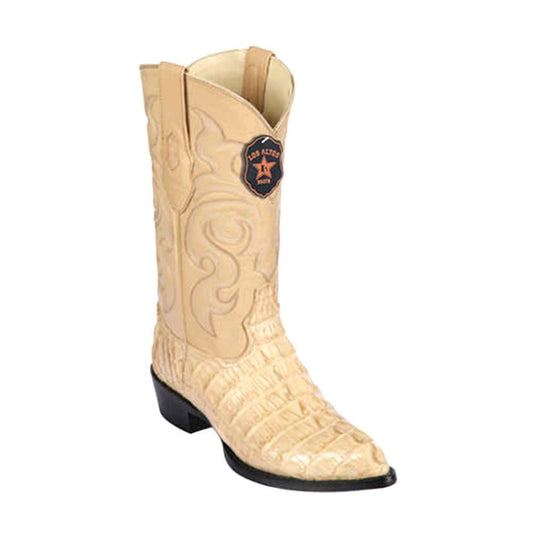 Los Altos Men's Oryx Genuine Caiman Tail Boots - shoeclassix.com