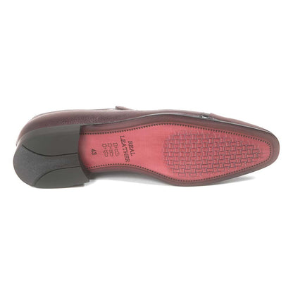 Golden Pass Men's Burgundy Double Gore Leather Sole Slip-On
