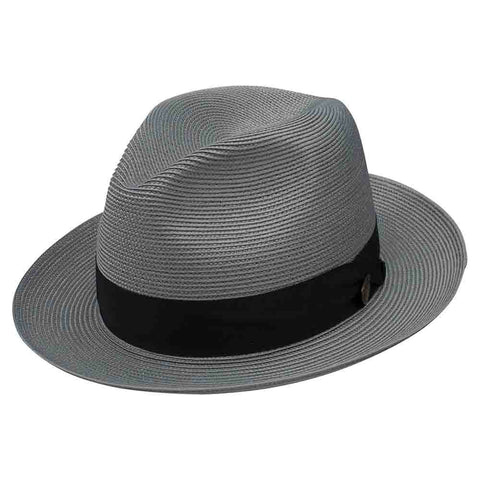 Dobbs Rosebud Gray Firm Finish Men’s Hat (7 3/4)