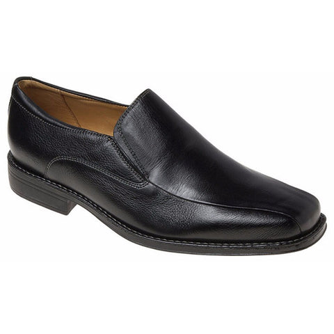 Sandro Moscoloni Jacobs Black Leather Dress Loafers