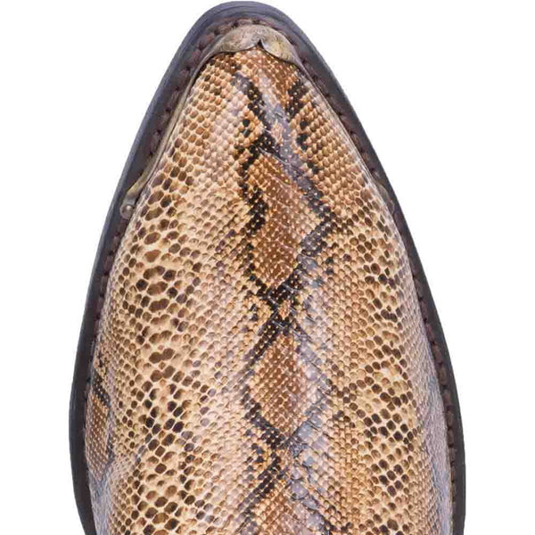Laredo Monty Golden Brown Snake Print Boots