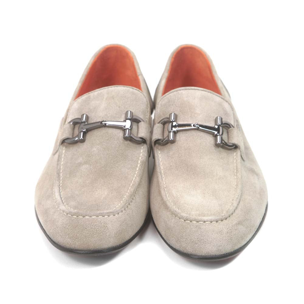 Sigotto Uomo Taupe Minsk Suele Bit Leather Sole Loafer