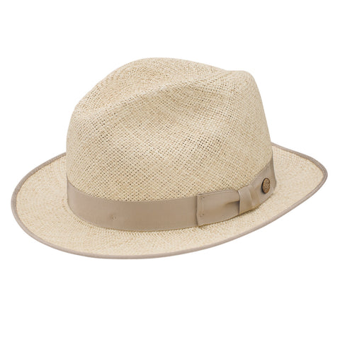 Stetson Runabout Natural Twisted Panama Soft Finish Straw Hat (M)